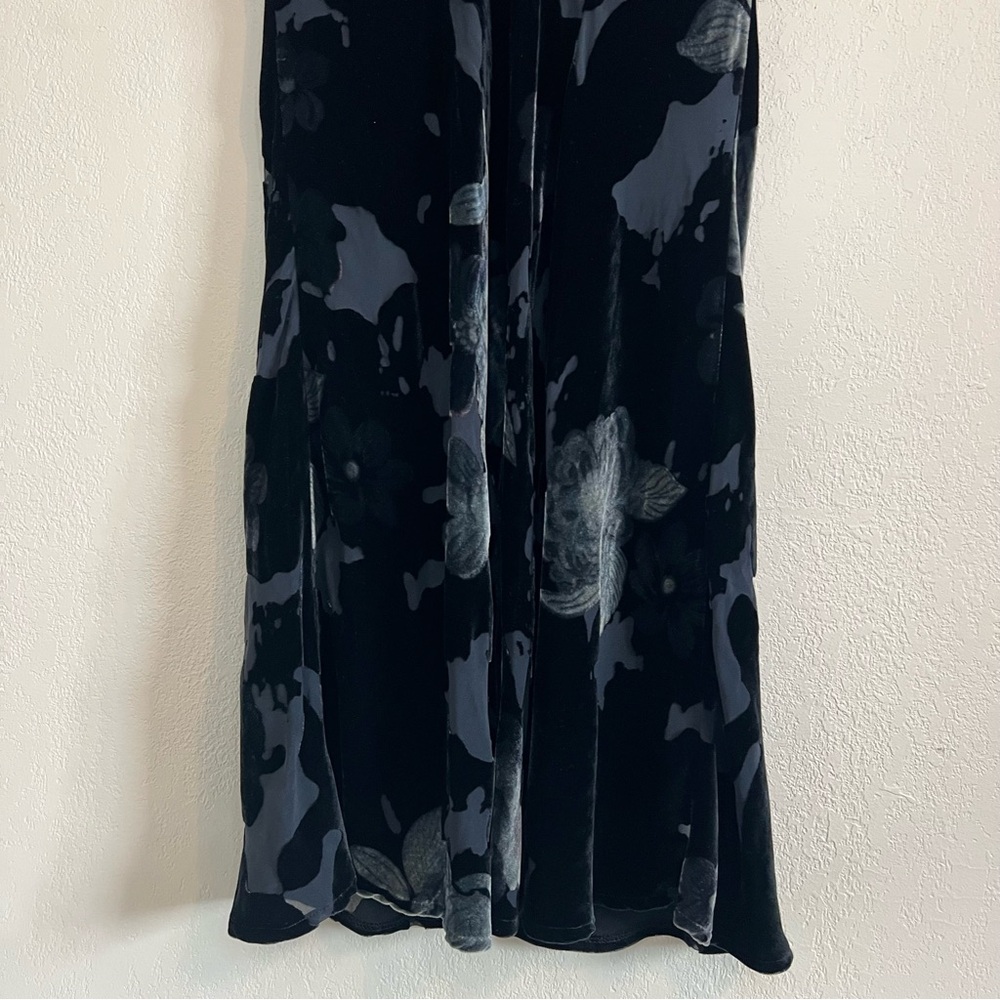 Vintage Benjamin A. Velvet Burnout Midi Dress - Picture 10 of 15